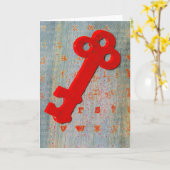 Sleutel 2 kaart (Gele Bloem)