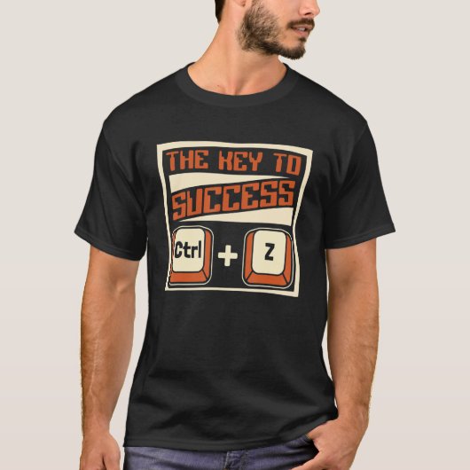 Sleutel aan de Beheerder van de Beheerder van CTRL T-shirt (Voorkant)