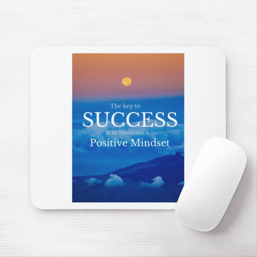 Sleutel aan het Inspirerend Citaat van het Succes Muismat (Met muis)