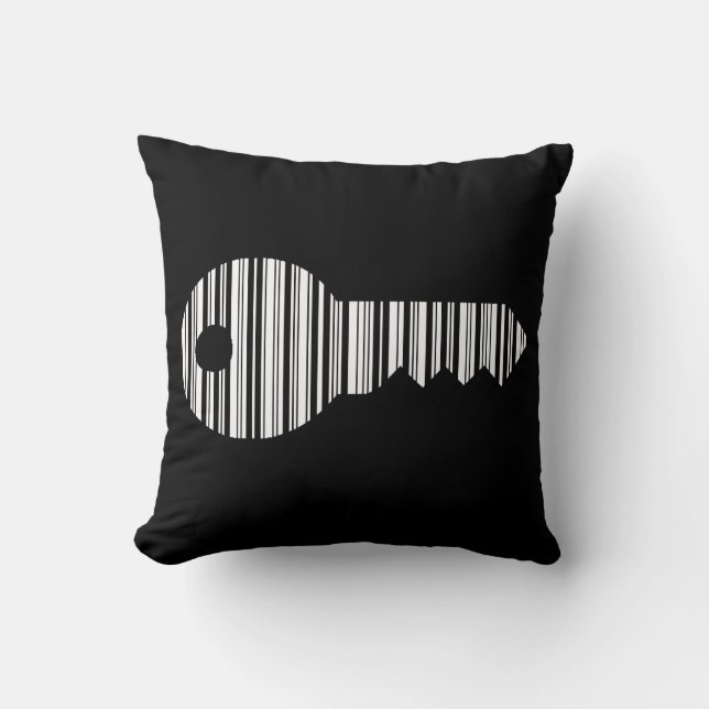 SLEUTEL BAR CODE Sleutels Barcode Patroon Ontwerp Kussen (Voorkant)