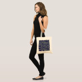 Sleutel Blauw Patroon Product Tote Bag (Voorkant (model))