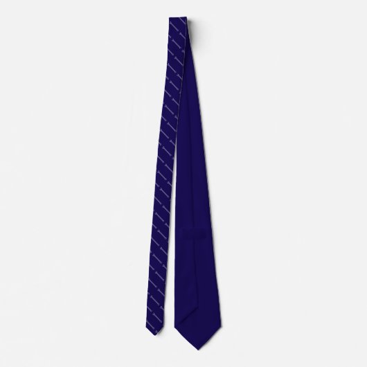 Sleutel blauw stropdas (Achterkant)