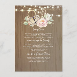  sleutel bruiloft informatie gast informatiekaartje