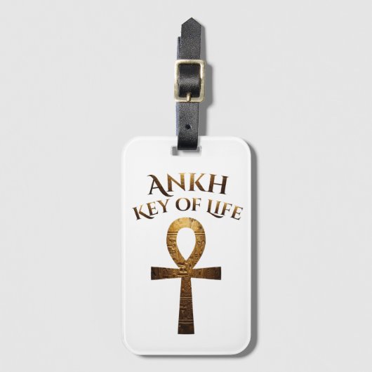 Sleutel des Levens Bagagelabel (Voorkant (verticaal))