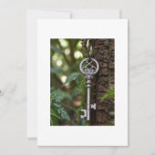 sleutel en boom kaart (Voorkant)