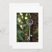 sleutel en boom kaart (Voorkant / Achterkant)