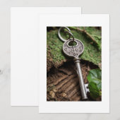 Sleutel en boom kaart (Voorkant / Achterkant)