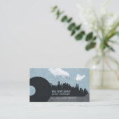 Sleutel- en stadsgebouwen - Real Estate Visitekaar Visitekaartje (Staand voorkant)