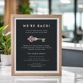 sleutel | Heropening van activiteiten onroerend g Poster