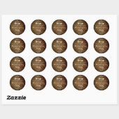 Sleutel Hout Look Huis Verwarming Stickers (Vel)