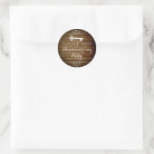 Sleutel Hout Look Huis Verwarming Stickers (Tas)