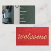 Sleutel in Open House Real Estate Visitekaartje (Voorkant / Achterkant)