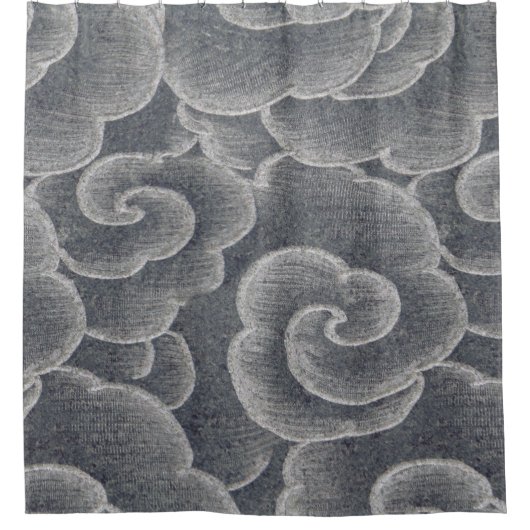 SLEUTEL JAPANESE CLOUDS IN GRAY DOUCHEGORDIJN (Voorkant)