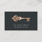  sleutel | Koper | Foto onroerend goed Visitekaartje (Voorkant)