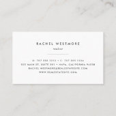  sleutel | Koper | Onroerend goed Visitekaartje (Achterkant)