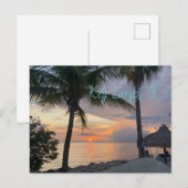 Sleutel Largo, FL zonsondergang Briefkaart (Voorkant / Achterkant)