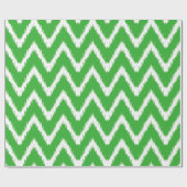 Sleutel Lime Southern Cottage Chevrons Inpakpapier (Vlak)
