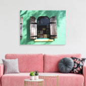 Sleutel Limoen Pie Window Key West Florida Wrapped Canvas Afdruk (Insitu (Woonkamer))