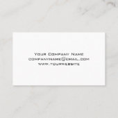 Sleutel Logo van tandwiel | Metaal Hout Achtergron Visitekaartje (Achterkant)