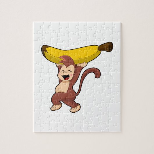 Sleutel met Banana Legpuzzel (Verticaal)