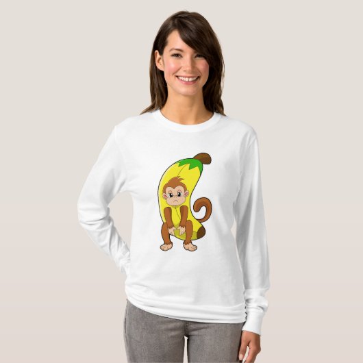 Sleutel met Banana T-shirt (Voorkant volledig)