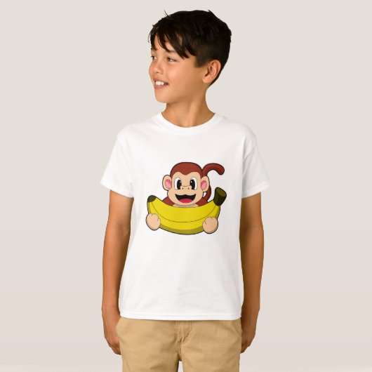 Sleutel met Banana T-shirt (Voorkant volledig)