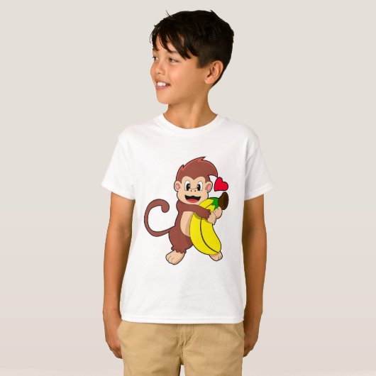 Sleutel met Banana T-shirt (Voorkant volledig)
