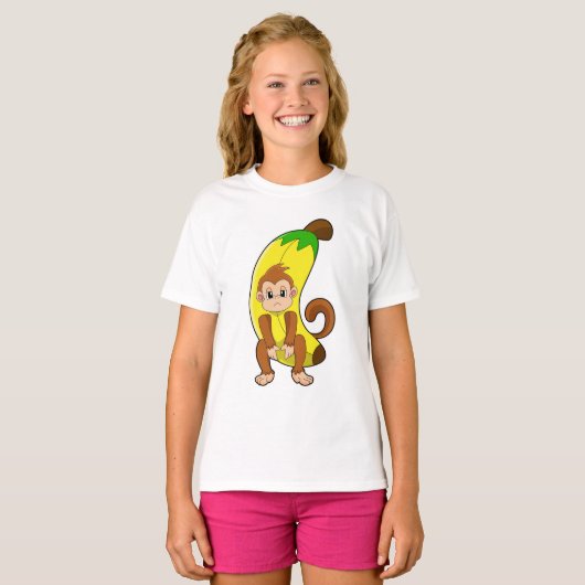 Sleutel met Banana T-shirt (Voorkant volledig)