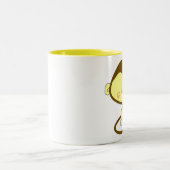 Sleutel met Banana Tweekleurige Koffiemok (Center)