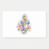 Sleutel met roze rozen post-it® notes (Voorkant)