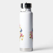 Sleutel met roze rozen waterfles (Rechts)