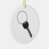 Sleutel op een Ring Keramisch Ornament (Rechts)