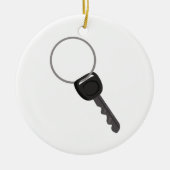 Sleutel op een Ring Keramisch Ornament (Voorkant)
