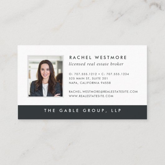  sleutel | ROOS | Foto onroerend goed Visitekaartje (Achterkant)