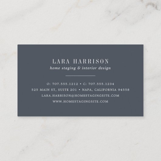  sleutel | Stationering thuis Visitekaartje (Achterkant)