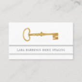  sleutel | Stationering thuis Visitekaartje (Voorkant)