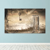 "Sleutel tot de deur" Canvas Afdruk (Insitu (Houten vloer))
