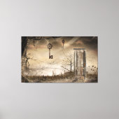 "Sleutel tot de deur" Canvas Afdruk (Voorkant)