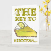 Sleutel tot de Limoen van het Geslaagde Scheiding  Kaart (Gele Bloem)