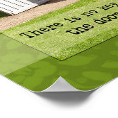 Sleutel tot geluk door fotografie poster (Hoek)