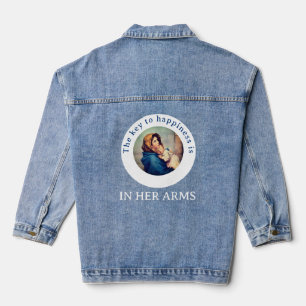 Sleutel tot Geluk Katholiek T-shirt Denim Jacket