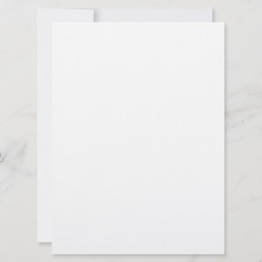 Sleutel tot je Hart Elegante Platte Trouw Uitnodig Kaart (Achterkant)