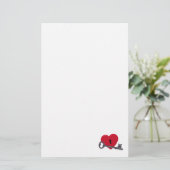 "Sleutel tot mijn hart" Briefpapier (Staand voorkant)