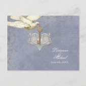 Sleutel tot mijn hart, Doves RSVP Response Briefka Uitnodiging Briefkaart (Voorkant)