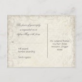 Sleutel tot mijn hart, Doves RSVP Response Briefka Uitnodiging Briefkaart (Achterkant)