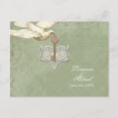 Sleutel tot mijn hart, Doves RSVP Response Briefka Uitnodiging Briefkaart (Voorkant)