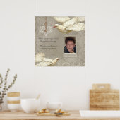 Sleutel tot mijn Hart Duif Rou- en Herdenkingsmonu Poster (Keuken)