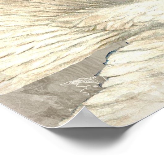 Sleutel tot mijn Hart Duif Rou- en Herdenkingsteke Poster (Hoek)