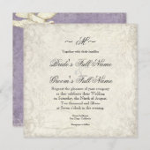 Sleutel tot mijn hart, duiven wervelen bruiloften  kaart (Voorkant / Achterkant)