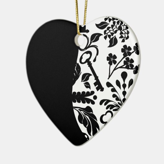Sleutel tot mijn hart/Jubileum Keramisch Ornament (Links)